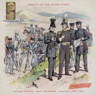 美国军队制服，墨西哥战争，1847年 作者 美国学校